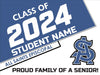 All Saints Episcopal Texas Highschool Graduation Student Senior Sign - iSignShop