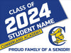 Cumberland Academy Texas Highschool Graduation Student Senior Sign - iSignShop