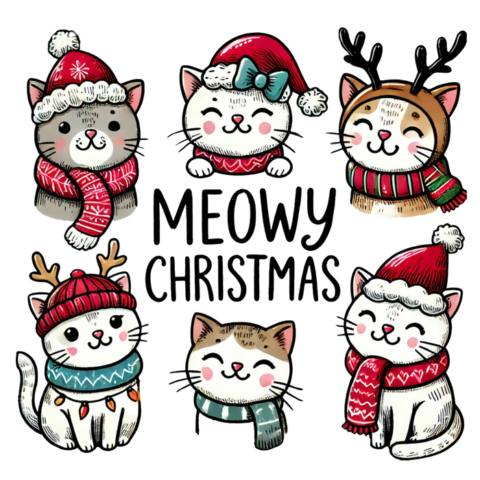 Meowy Christmas Design