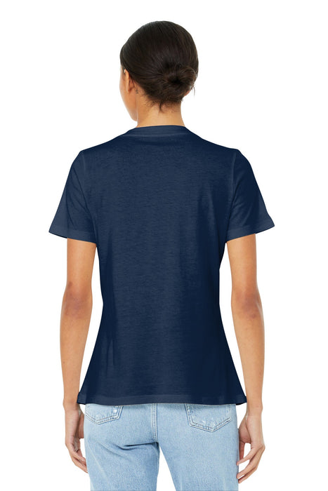 BELLA+CANVAS ® Women's Relaxed Jersey Short Sleeve V-Neck Tee. BC6405 - iSignShop
