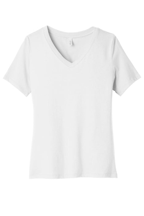 BELLA+CANVAS ® Women's Relaxed Jersey Short Sleeve V-Neck Tee. BC6405 - iSignShop
