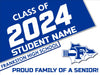 Frankston Texas Highschool Graduation Student Senior Sign - iSignShop