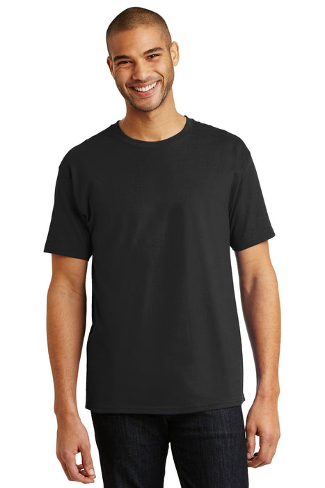 Hanes Brands 392DP2-XL Extra Large Black and Gray Tank Tee-Shirt 2 Pack:  Tee Shirts (043935685096-2)
