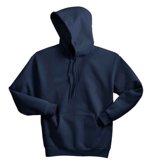 Hanes P170 Ecosmart Pullover Hooded Sweatshirt - Navy - 4XL