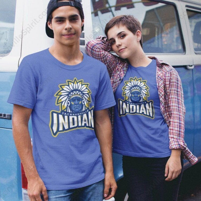 Jacksonville Indian T-shirt The Angry Chief - iSignShop