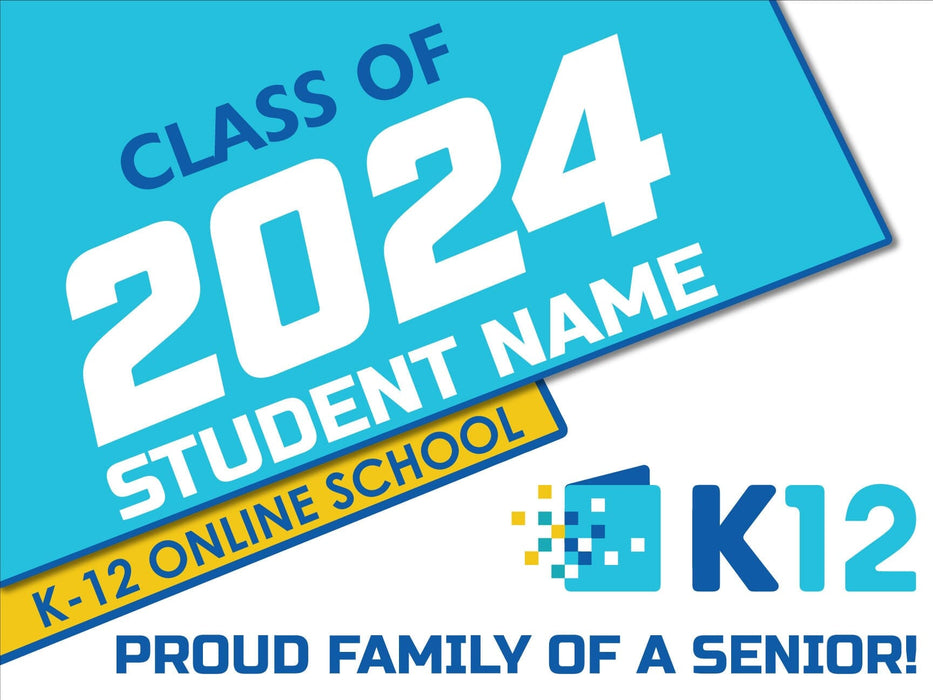 K-12 Online Graduation Student Senior Sign - iSignShop