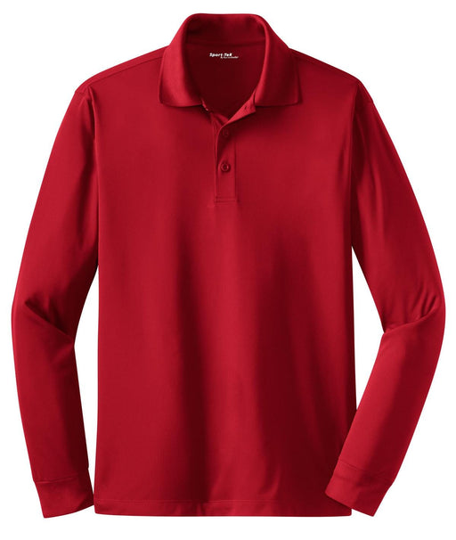 Sport-Tek® Long Sleeve Micropique Sport-Wick® Polo. ST657 - iSignShop